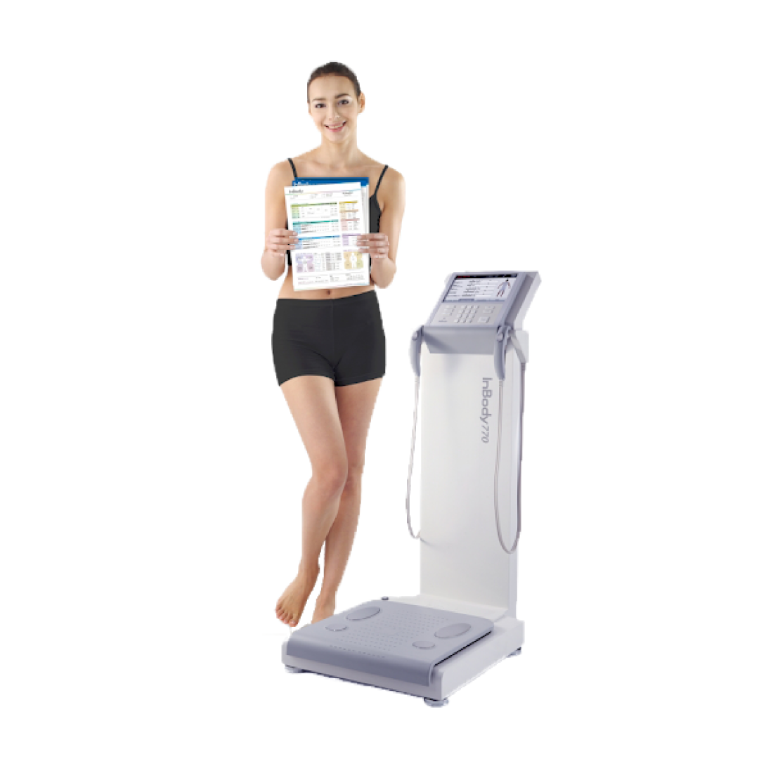 composizione corporea e acqua intra ed extra cellulare con ibody770
